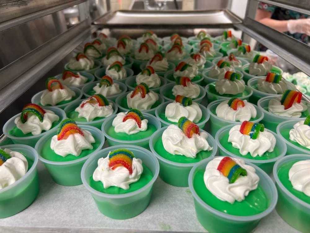Green snacks made for St. Patty's Day